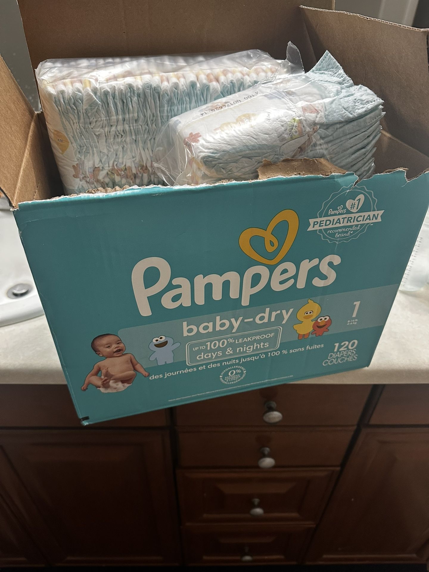 Free Diapers Size 1
