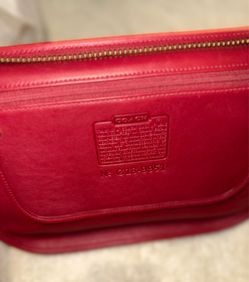 Coach vintage red bag 9951