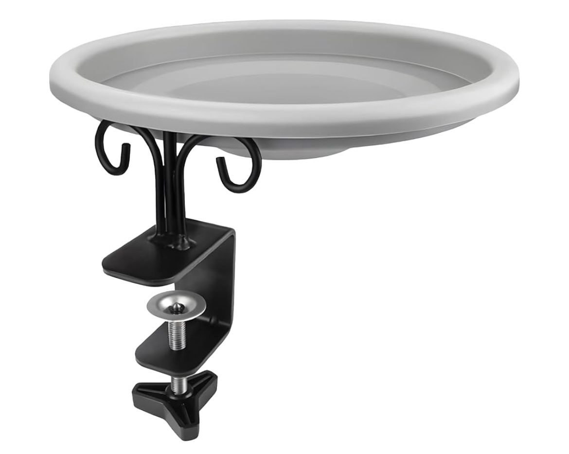 Bird Bath / Bird Feeder for Railing