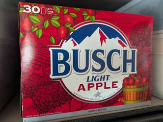 Bapple Busch Light apple 30 pack