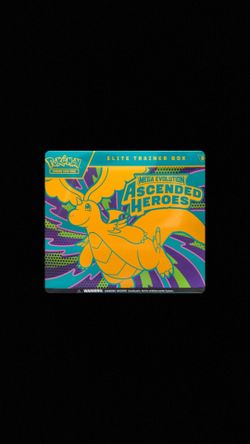 Pokemon Cards Ascended Hero’s ETB