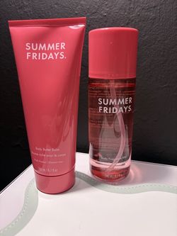 Summer Fridays Pink Guava Full Size Body Care Set | Barely Used
