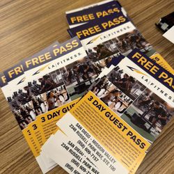 Free LA FITNESS MEMBERSHIPS