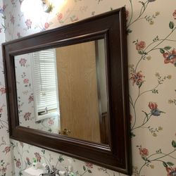 Mirror- Wood Frame