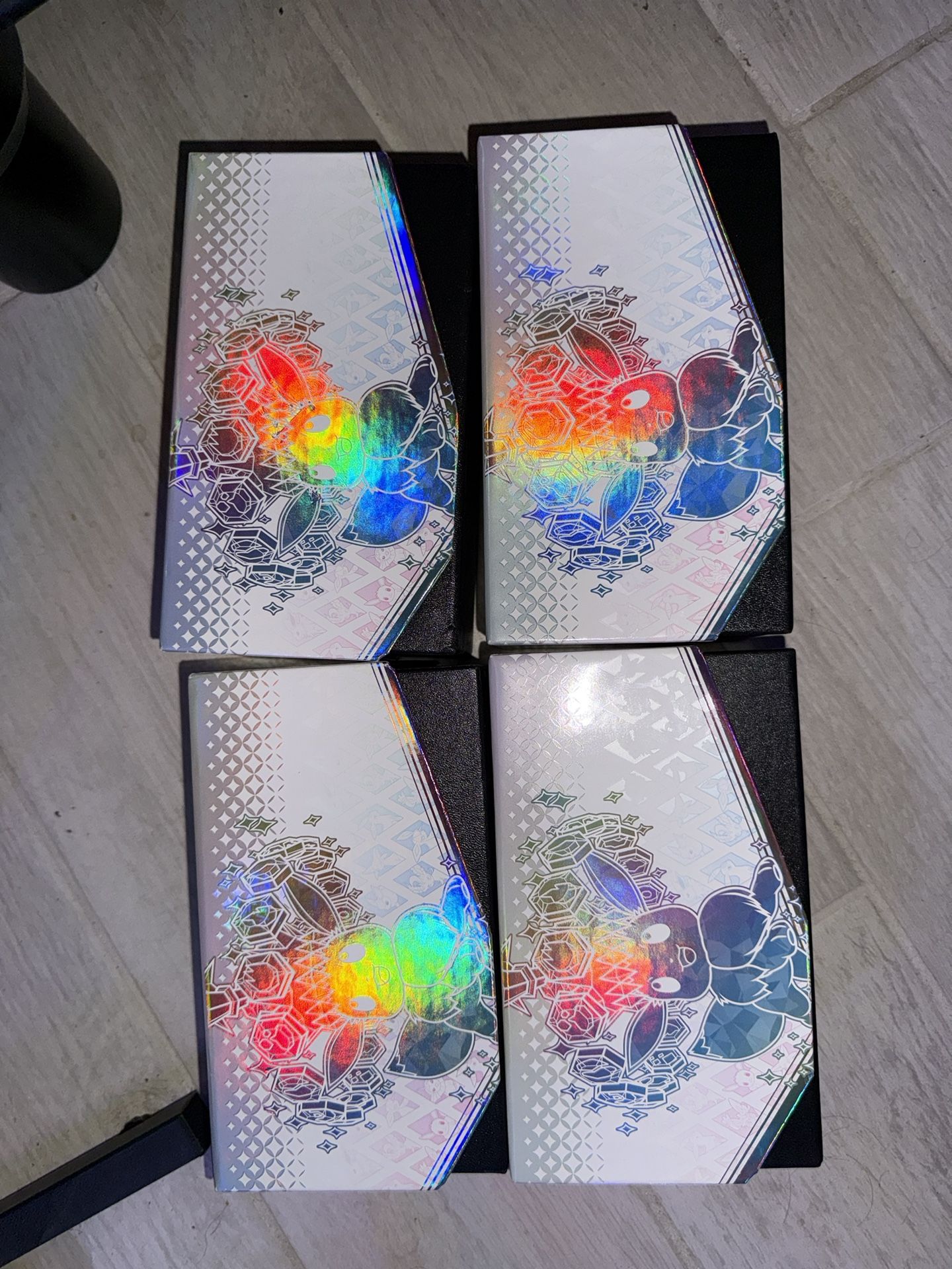 Prismatic Evolution ETB’s 4 Pack All Empty $5/ea Or Best Option