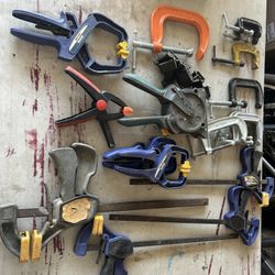 Wood Press, Quick Grips, C Clamps, Tools, Carpentry 
