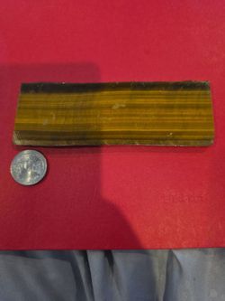 LARGE TIGERS EYE POLISHED STONE SLAB