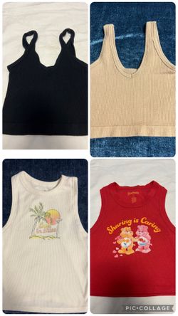 Urban Outfitters/Hollister/PacSun Ladies Tops - 4-Piece Bundle (Small) up