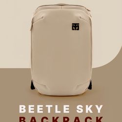Mooto Beetle Sky City Edition Backpack Beige New(Taekwondo sparring gear)