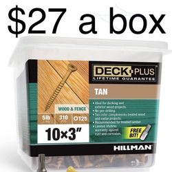 5LB Exterior Screws 3in