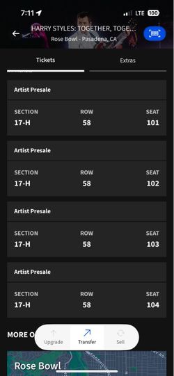 Harry Styles 4/30 Tickets