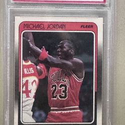 1988  Fleer Michael Jordan PSA 9  (Oc)   For Sale 