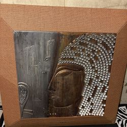 Wall Art - Lights Up- Egyptian Deco Sculpture