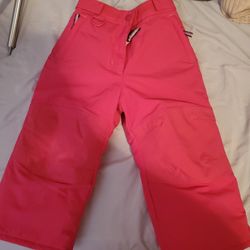 3T pink snow pants