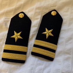 US Navy Lieutenant men’s Hard Shoulder Boards 