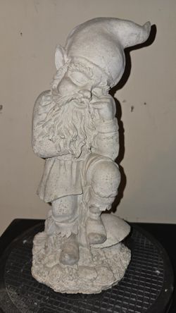 CONCRETE Sleeping Gnome Statue ($40)