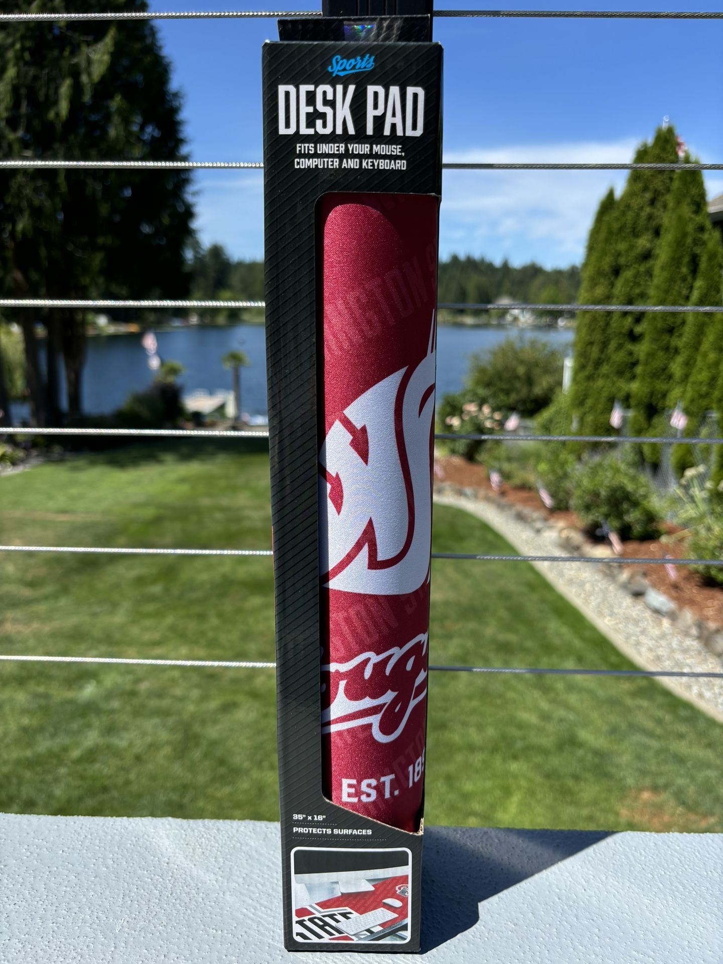 WSU desk pad