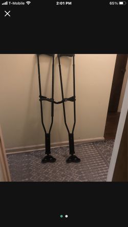Crutches - new , manufactured by  ‘ Swing link ‘