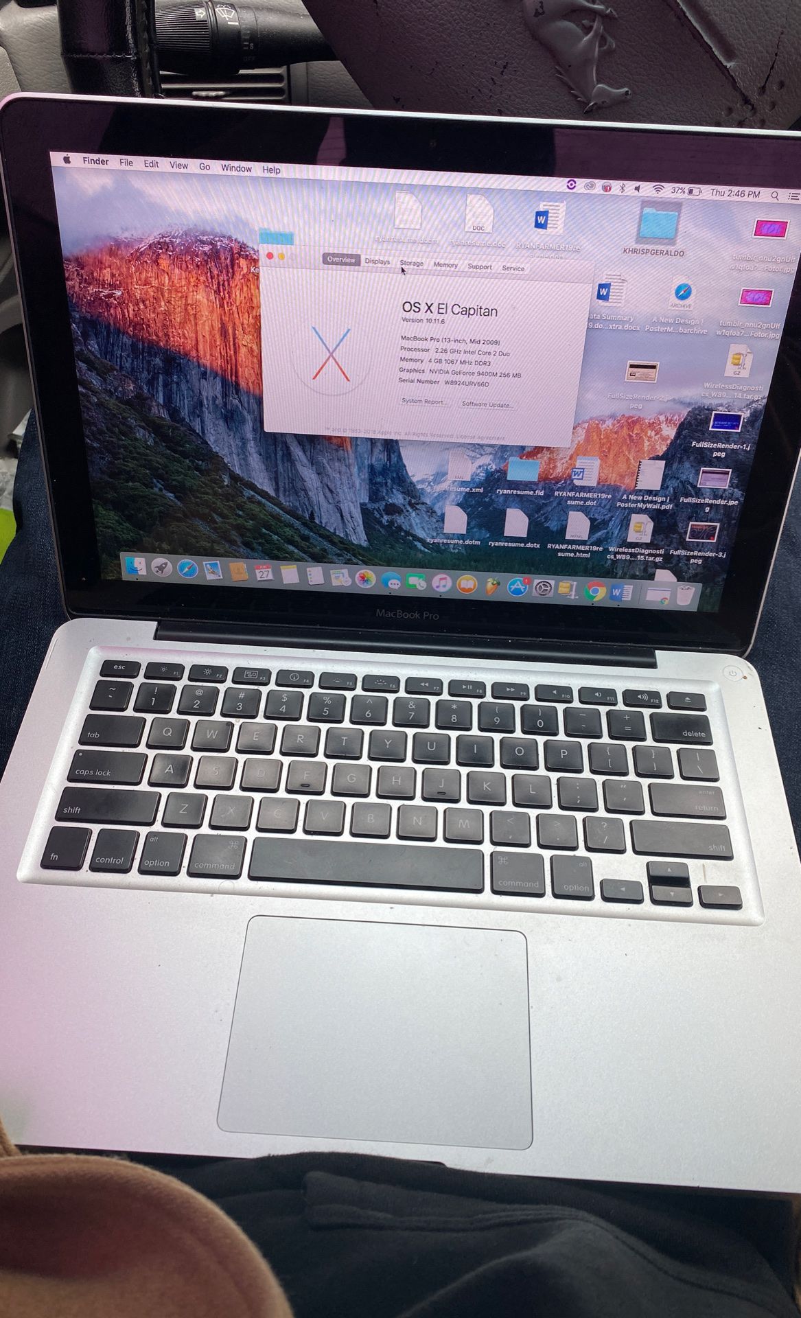 MacBook for sale w/ Charger