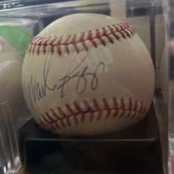 Wade Boggs Autographed Baseball 