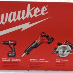 Milwaukee 4 Piece Tool Combo Kit 
