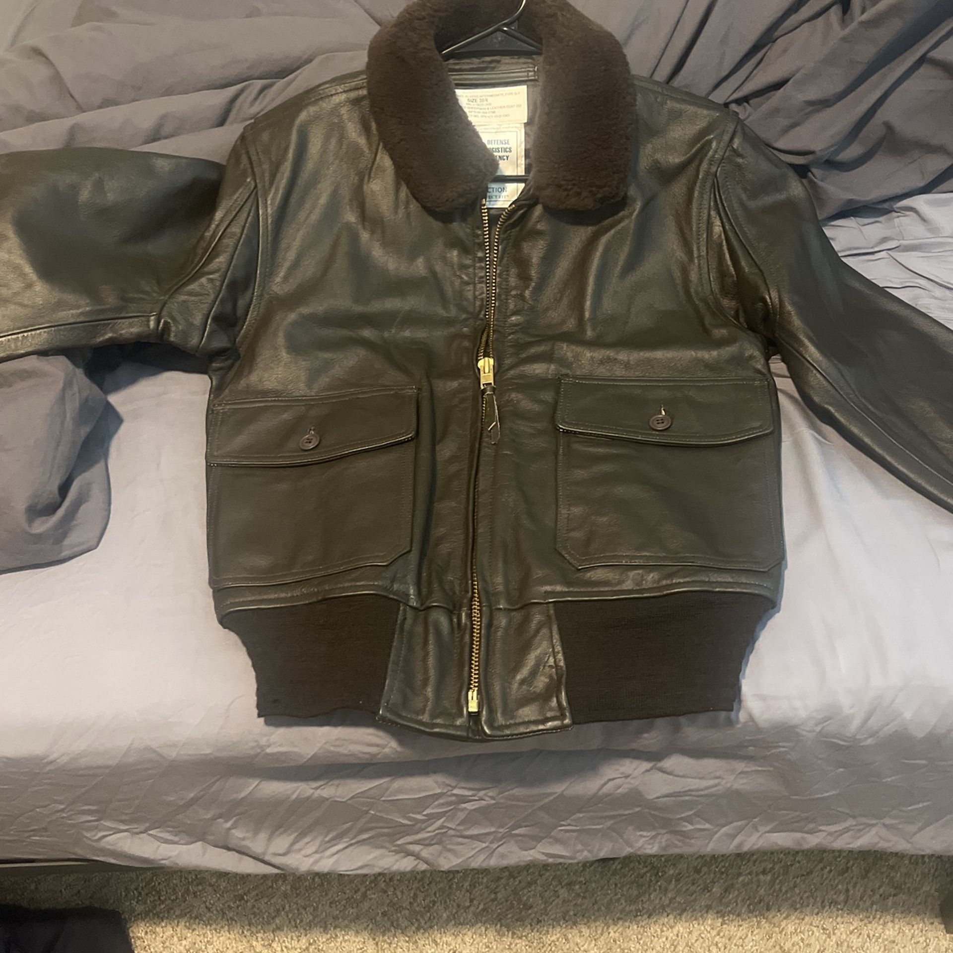 Leather Flight Jacket