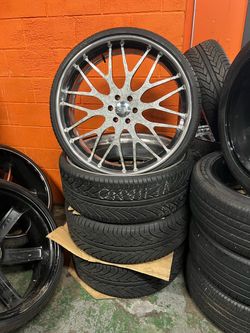 28 INCH RIMS AND TIRES INTRO BILLET