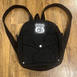 Handmade Black Backpack