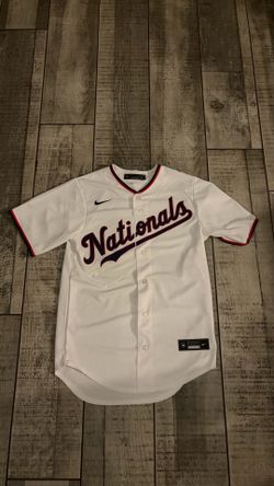 Nike Washington Nationals white jersey size small