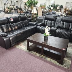 Power Reclining Sofa And Loveseat 