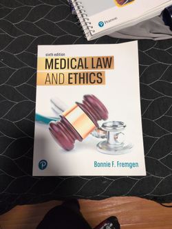 Medical law and ethics book