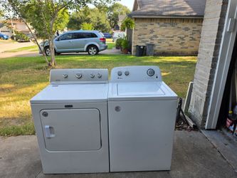 Washer And Dryer Electric Set