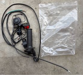 Motorcycle Throttle Grip with Kill Switch and Cable