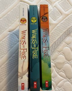 Brand New Wings Of Fire Series From Popular Author Tui T. Sutherland, Book1,2,3