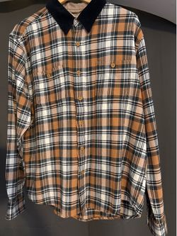 Landsend plaid men’s jacket L