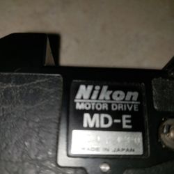 Nikon Motor Driver MD-E Exc Cond

