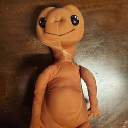 Authentic Vintage 1982 E.T. Plush Doll 