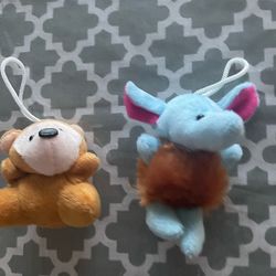 Fluffy keychain