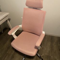 pink computer desk chair 