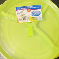 3 Compartment Food Storage Container