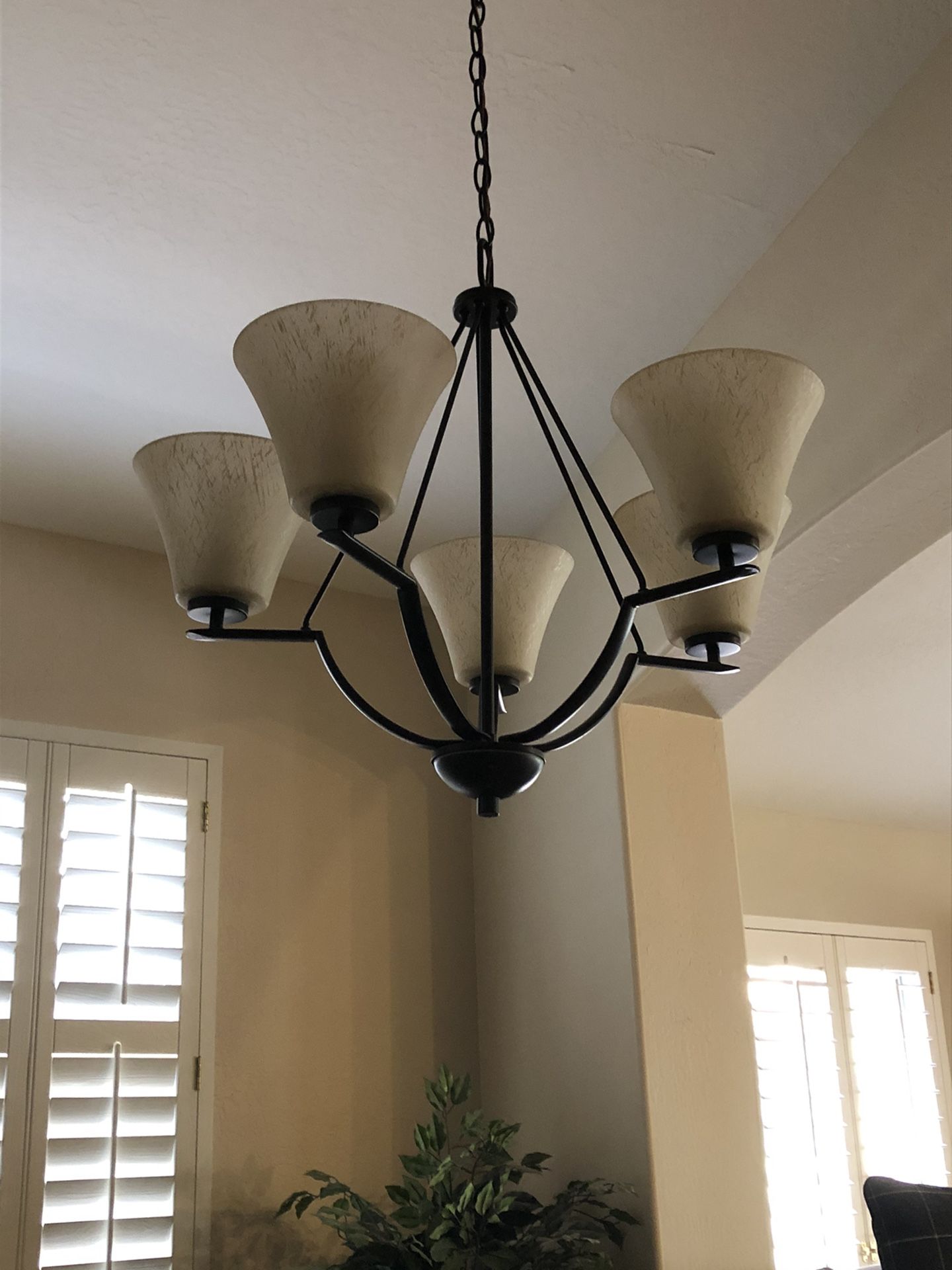 Large chandelier