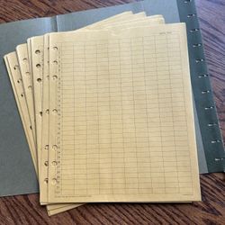 Day – Timer Receipt Envelopes Item 94148FOLIO Loose Leaf Size Set Of 12, 8.5“ X 11“