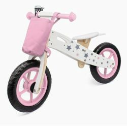 Girls Pink Balance Bike 