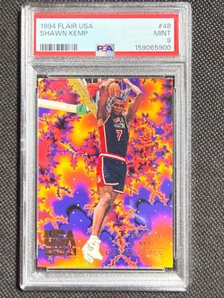 1994 Flair USA #48 Shawn Kemp Seattle Supersonics PSA 9 MINT