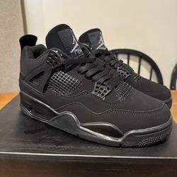 AJ 4 RETRO Black Cats Men Size 8 