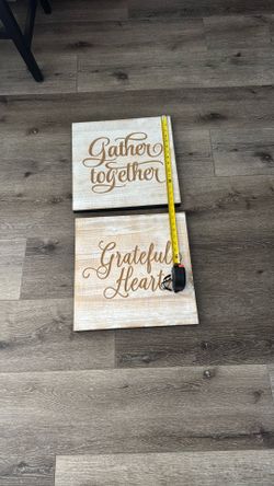 Wall Decor - Farmhouse Wood Signs Take Both For 10.00