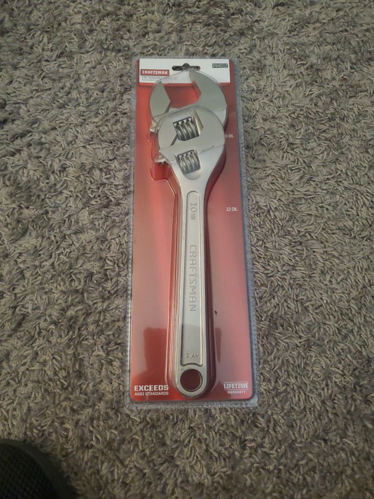 Craftsman Adjustable Wrenches