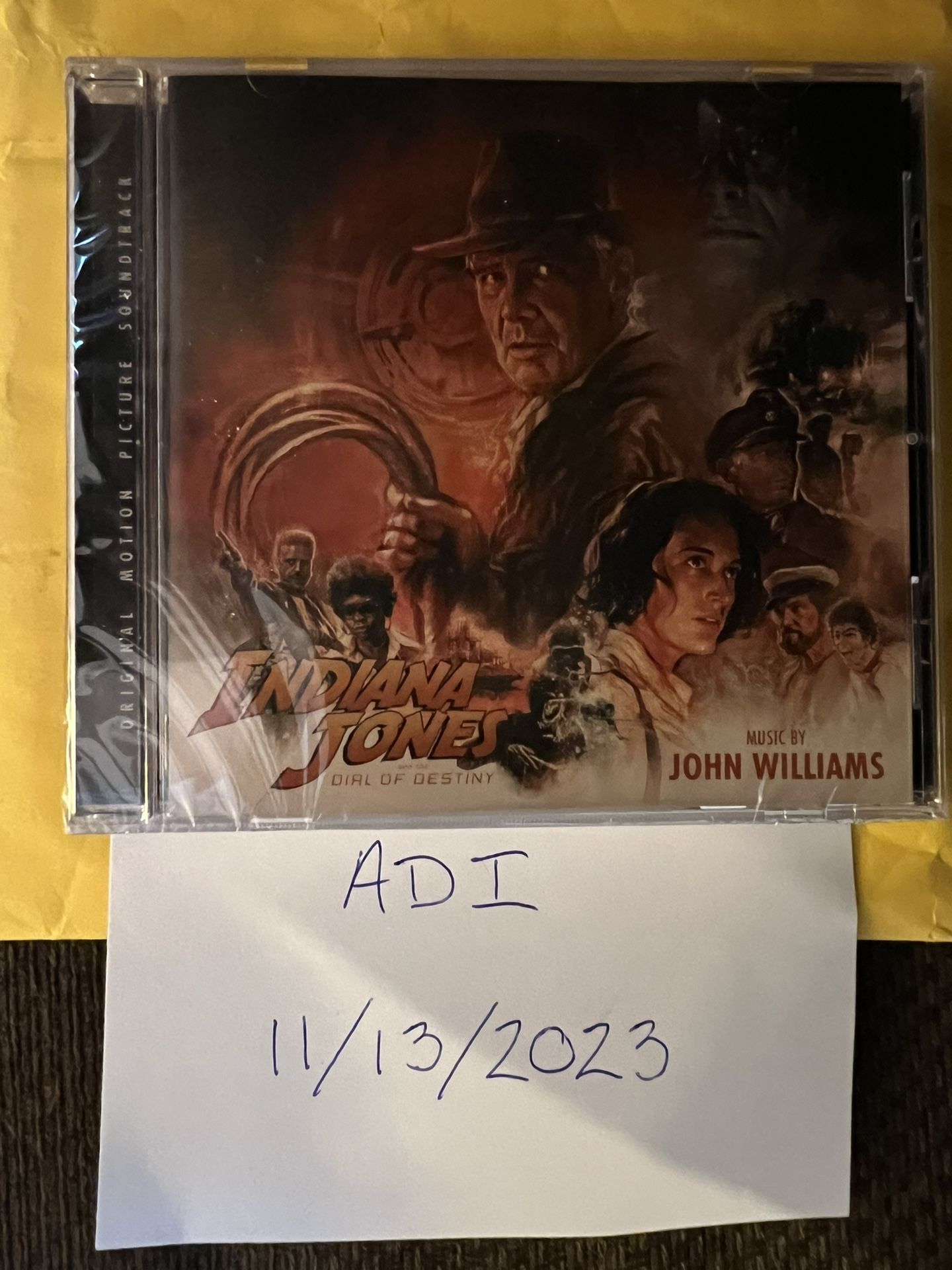 Indiana Jones And The Dial Of Destiny Soundtrack CD