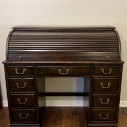 Antique roll top desk