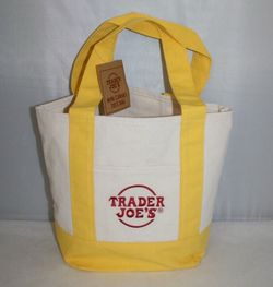 Trader Joe's Mini Canvas Tote Bag